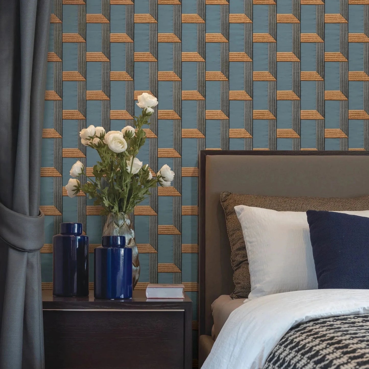 Design ID Embroidery Stitch Panel Wallpaper DE120076