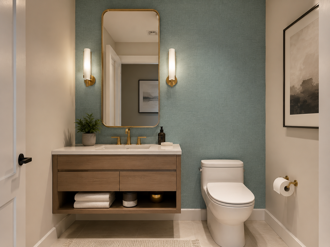 Erismann teal textured wallpaper