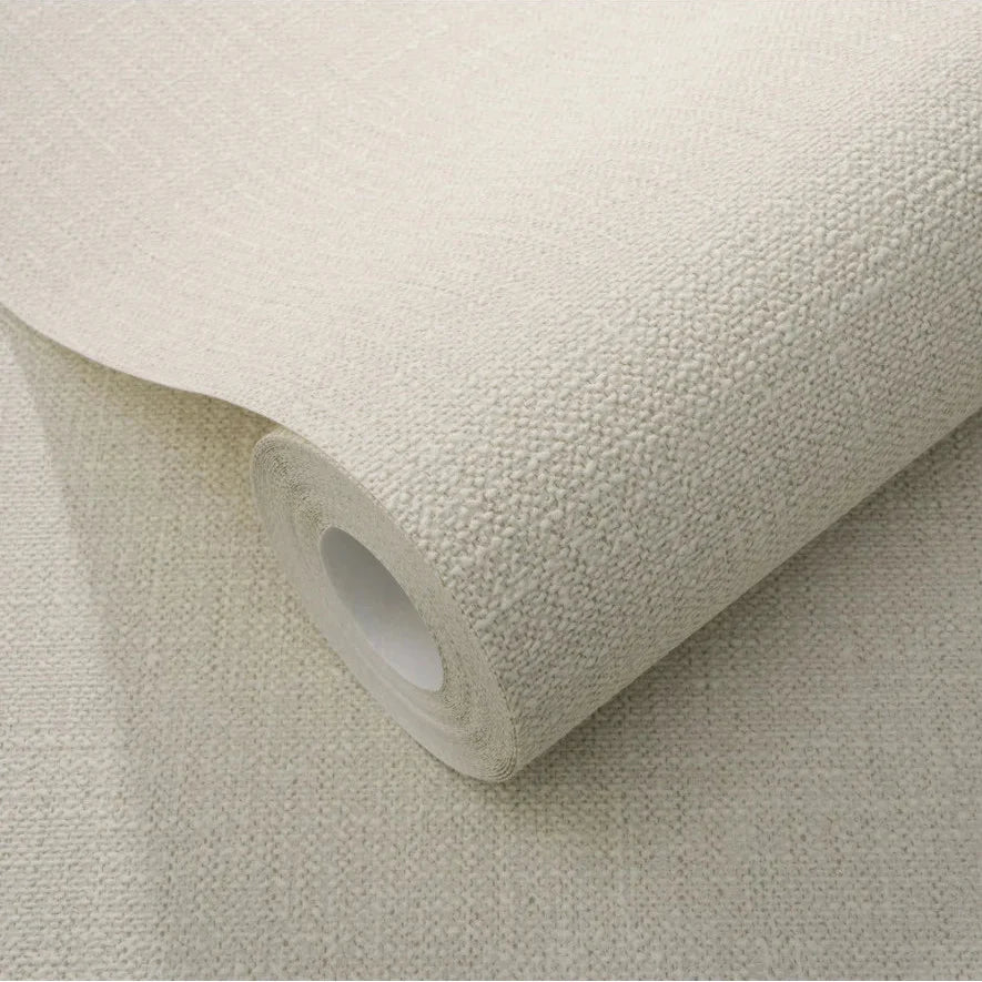 Roll of Erismann textured beige wallpaper.
