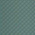 Closeup of a wallpaper showing its Art-Deco, Contemporary pattern, color, and subtle texture.