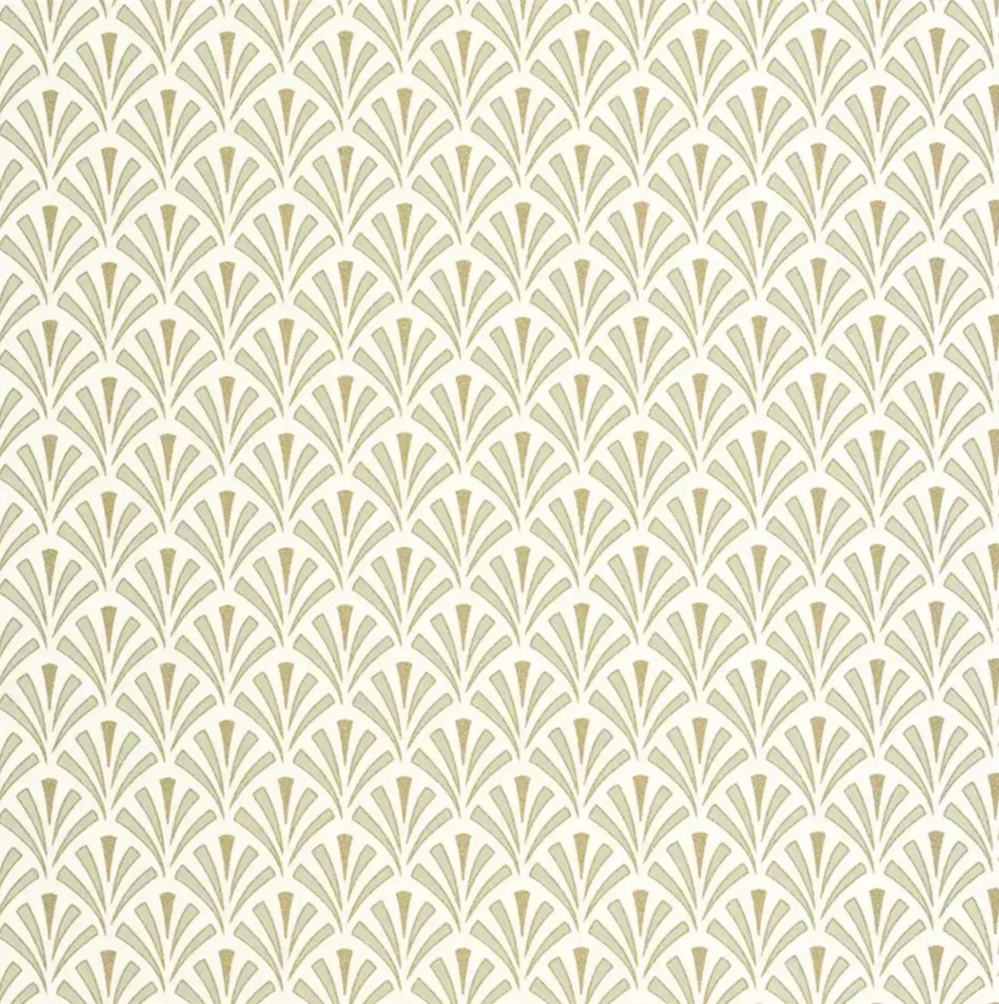 Closeup of a wallpaper showing its Art-Deco, Contemporary, Neutrals pattern, color, and subtle texture.