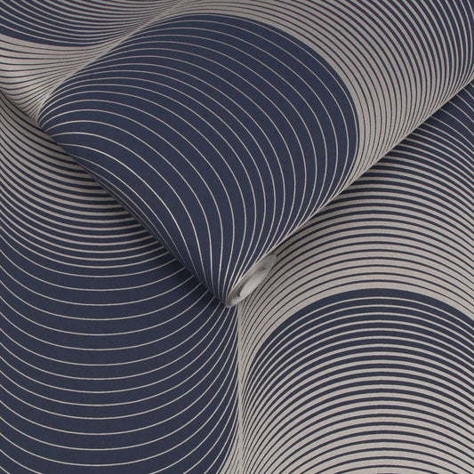 Graham & Brown Eclipse Navy 115065