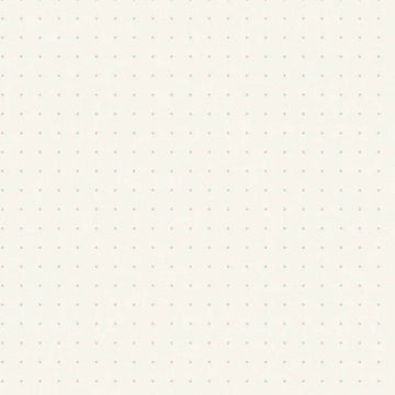 Closeup of a wallpaper showing its Cream, Dots, Neutrals pattern, color, and subtle texture.