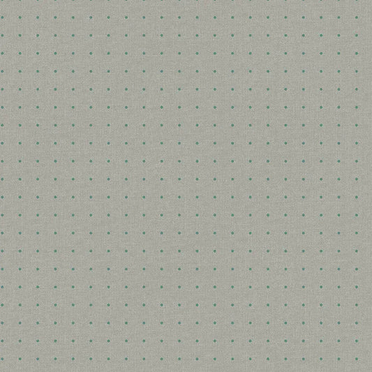 Closeup of a wallpaper showing its Dots, Green, Monochrome pattern, color, and subtle texture.