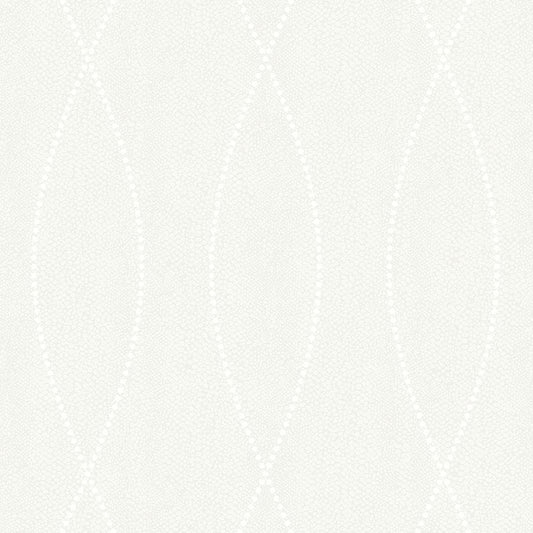 Closeup of a wallpaper showing its Contemporary, Monochrome, Trellis, Unicolour pattern, color, and subtle texture.