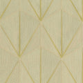 Geometric pattern with gold lines on a beige background