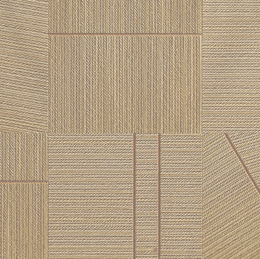 Beige woven pattern with geometric shapes