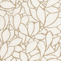 Beige floral pattern on a textured beige background
