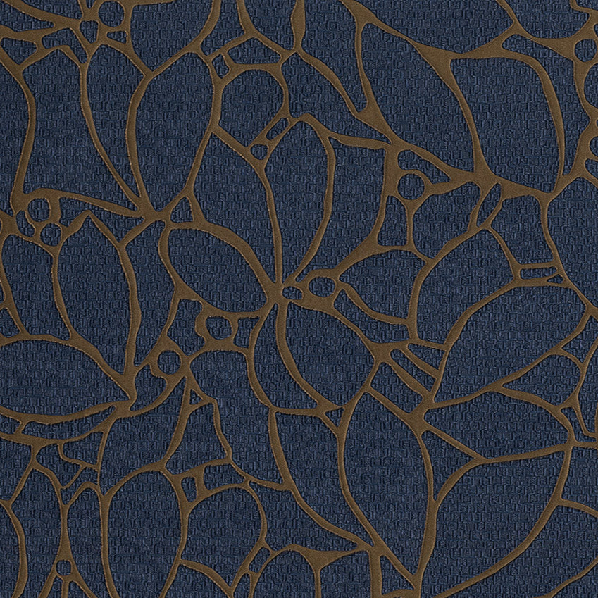 Floral pattern on a textured navy background