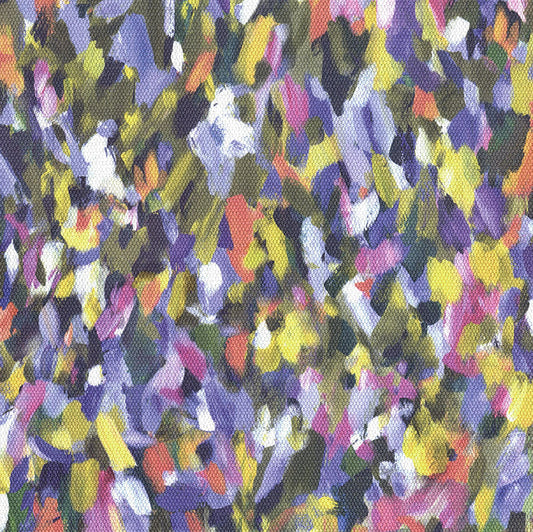 Multicolored artboard with various colors on a textured background