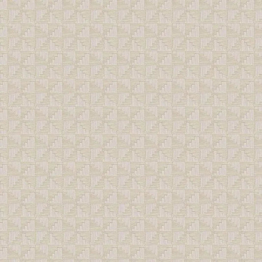 Closeup of a wallpaper showing its Geometric, Neutrals pattern, color, and subtle texture.