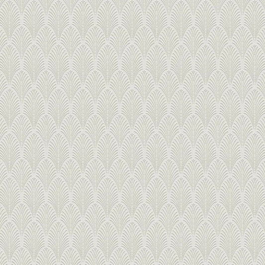 Closeup of a wallpaper showing its Art-Deco, Contemporary, Neutrals pattern, color, and texture.