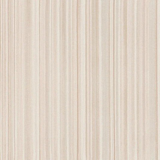 Closeup of a wallpaper showing its Brown, Contemporary, Neutrals, Stripes pattern, color, and subtle texture.