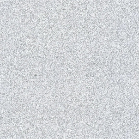 Closeup of a wallpaper showing its Contemporary, Floral, Grey, Monochrome, Neutrals pattern, color, and subtle texture.
