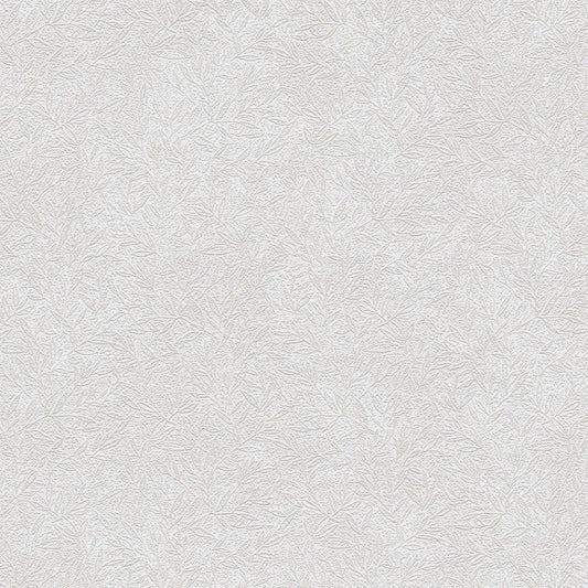 Closeup of a wallpaper showing its Contemporary, Floral, Neutrals pattern, color, and subtle texture.