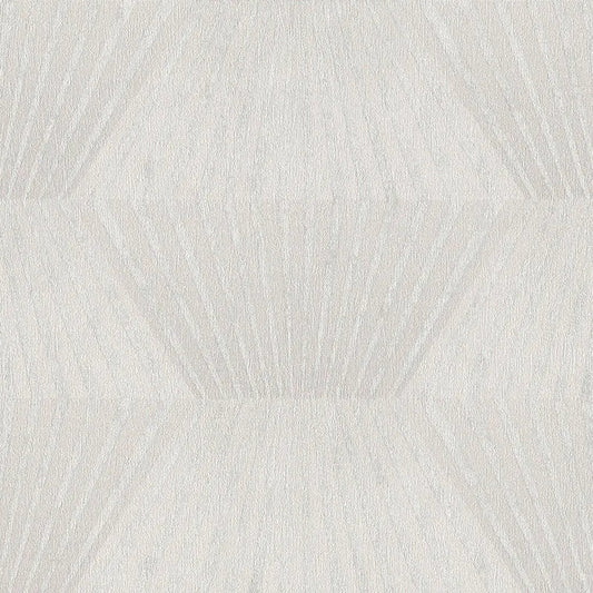 Closeup of a wallpaper showing its Art-Deco, Contemporary, Geometric, Monochrome pattern, color, and subtle texture.