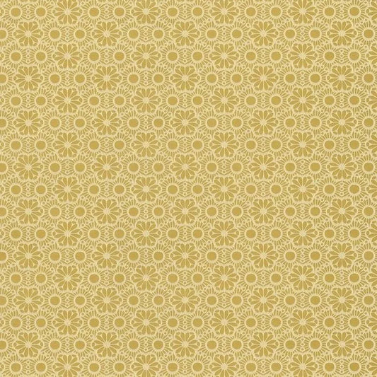Closeup of a wallpaper showing its Floral, Kids pattern, color, and subtle texture.