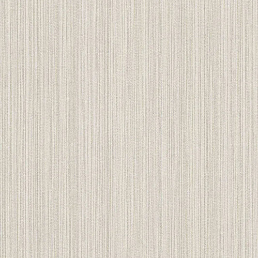 Closeup of a wallpaper showing its Contemporary, Neutrals, Plain, Stripes pattern, color, and subtle texture.