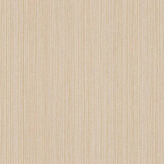 Closeup of a wallpaper showing its Contemporary, Gold, Neutrals, Plain, Stripes pattern, color, and subtle texture.