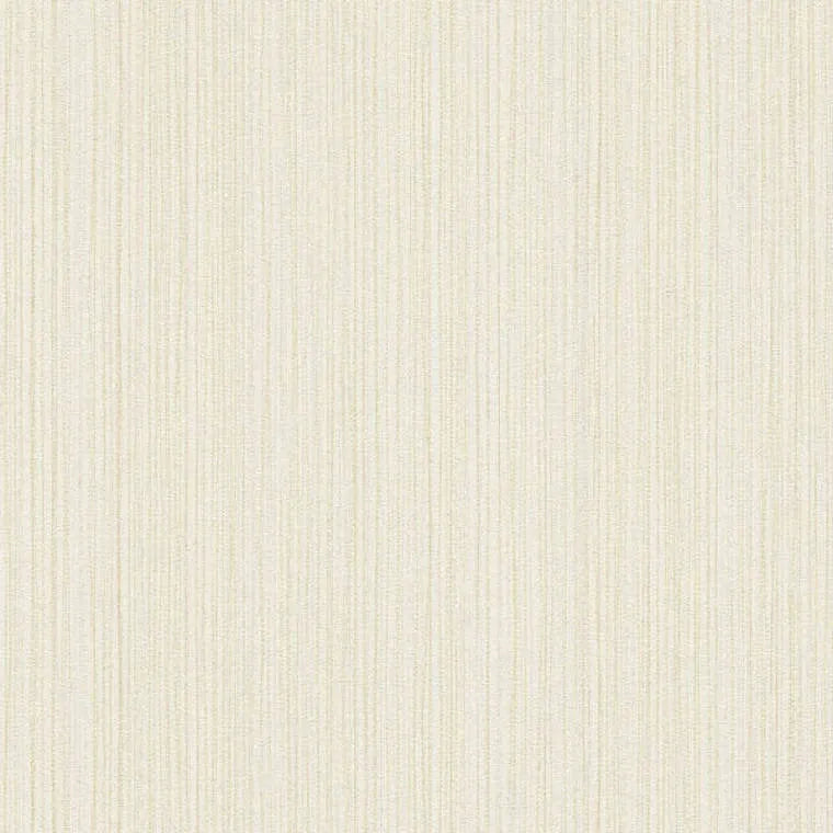 Closeup of a wallpaper showing its Beige, Contemporary, Cream, Neutrals, Plain, Stripes pattern, color, and subtle texture.