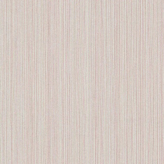 Closeup of a wallpaper showing its Contemporary, Neutrals, Pink, Plain, Stripes pattern, color, and subtle texture.