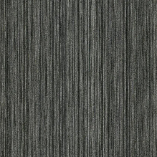 Closeup of a wallpaper showing its Black, Contemporary, Monochrome, Plain, Stripes pattern, color, and subtle texture.