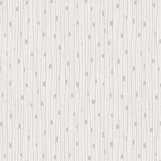Closeup of a wallpaper showing its Contemporary, Cream, Neutrals, Stripes pattern, color, and texture.