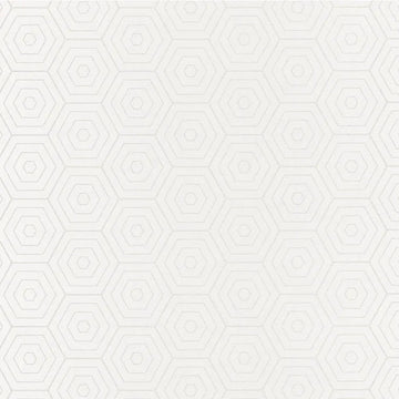 Closeup of a wallpaper showing its Art-Deco, Contemporary, Geometric, Neutrals, Unicolour pattern, color, and subtle texture.