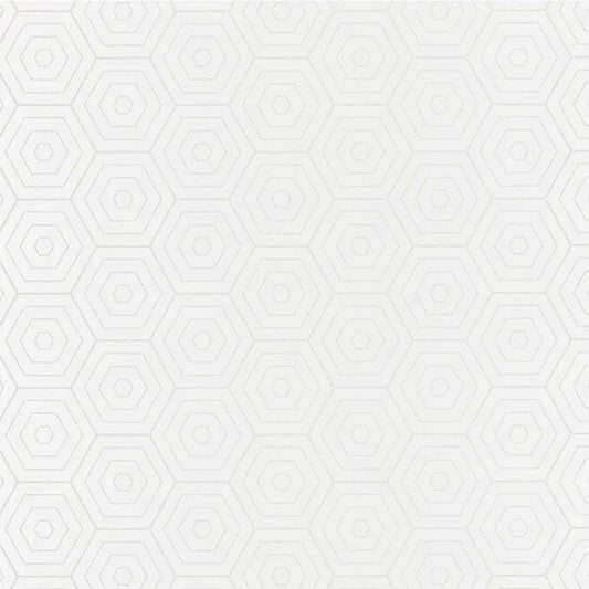 Closeup of a wallpaper showing its Art-Deco, Contemporary, Geometric, Neutrals, Unicolour pattern, color, and subtle texture.