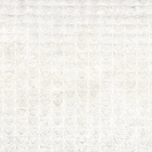 Closeup of a wallpaper showing its Art-Deco, Contemporary, Geometric, Monochrome pattern, color, and subtle texture.