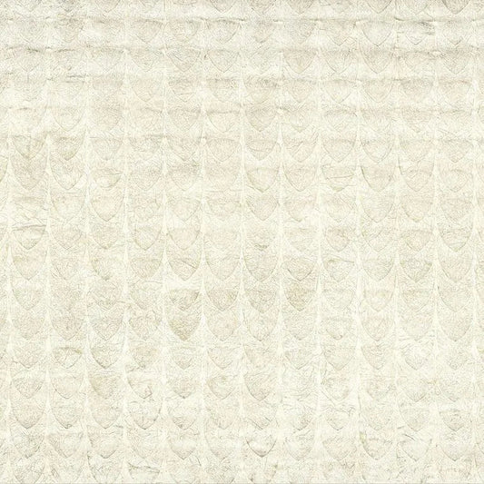 Closeup of a wallpaper showing its Art-Deco, Contemporary, Geometric, Neutrals pattern, color, and subtle texture.