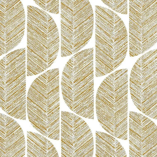 Closeup of a wallpaper showing its Art-Deco, Contemporary, Geometric, Neutrals, Waves pattern, color, and subtle texture.