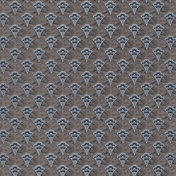 Closeup of a wallpaper showing its Art-Deco, Contemporary, Geometric pattern, color, and subtle texture.