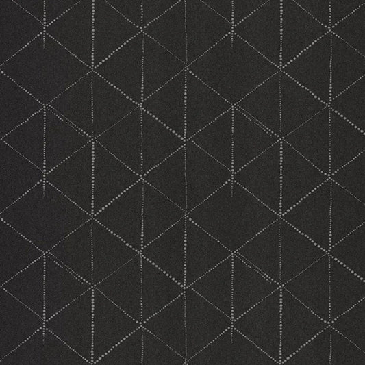 Closeup of a wallpaper showing its Contemporary, Dramatic, Geometric, Unicolour pattern, color, and subtle texture.