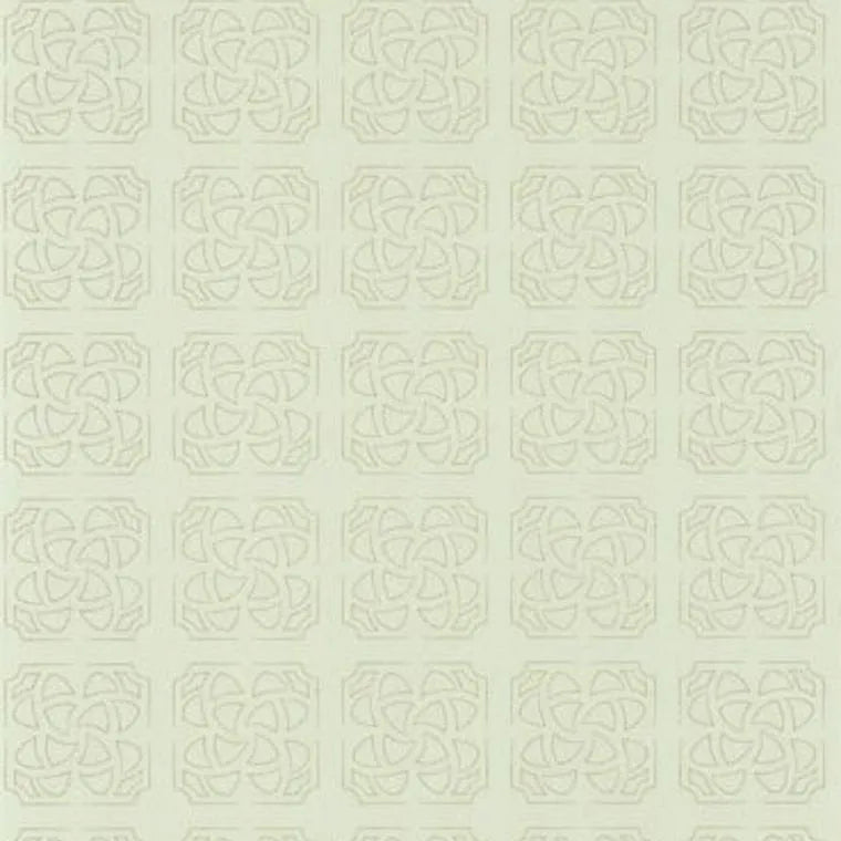 Closeup of a wallpaper showing its Art-Deco, Contemporary, Geometric, Pastels, Unicolour pattern, color, and subtle texture.
