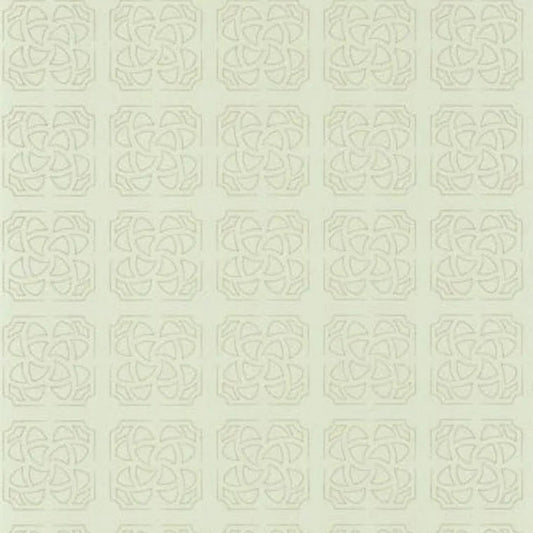 Closeup of a wallpaper showing its Art-Deco, Contemporary, Geometric, Pastels, Unicolour pattern, color, and subtle texture.