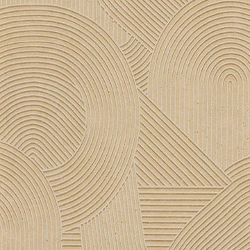 Closeup of a wallpaper showing its Art-Deco, Contemporary, Geometric, Neutrals, Unicolour pattern, color, and subtle texture.