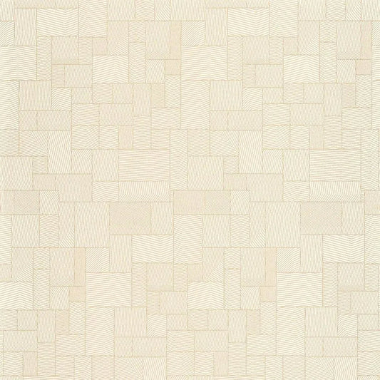 Closeup of a wallpaper showing its Contemporary, Geometric, Neutrals, Unicolour pattern, color, and subtle texture.