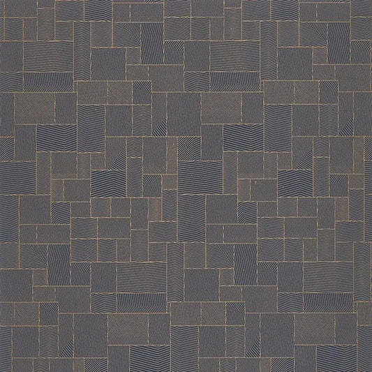 Closeup of a wallpaper showing its Contemporary, Geometric, Unicolour pattern, color, and subtle texture.