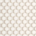 Closeup of a wallpaper showing its Art-Deco, Contemporary, Geometric, Neutrals, Two-tone pattern, color, and subtle texture.