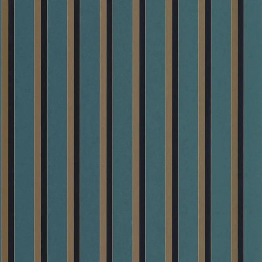 Closeup of a wallpaper showing its Contemporary, Stripes, Two-tone pattern, color, and subtle texture.
