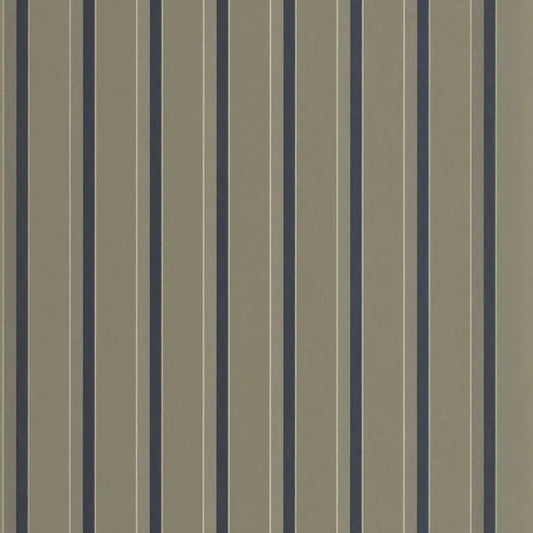 Closeup of a wallpaper showing its Contemporary, Stripes, Two-tone pattern, color, and subtle texture.