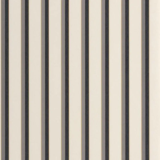 Closeup of a wallpaper showing its Contemporary, Stripes, Two-tone pattern, color, and subtle texture.