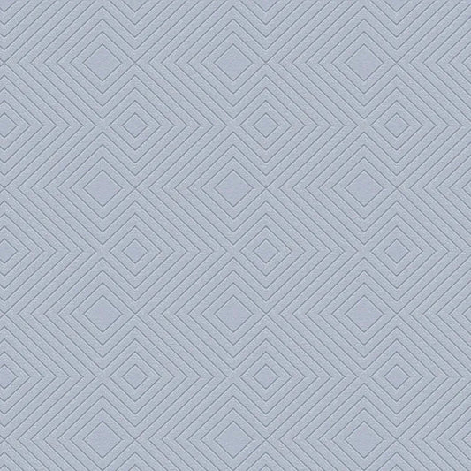 Closeup of a wallpaper showing its Blue, Contemporary, Geometric, Plain pattern, color, and subtle texture.