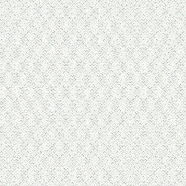 Closeup of a wallpaper showing its Contemporary, Monochrome, Plain, White pattern, color, and subtle texture.