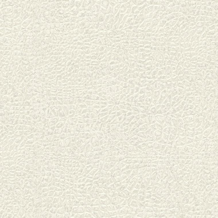 Wallpaper installed in a room showing its full pattern, color