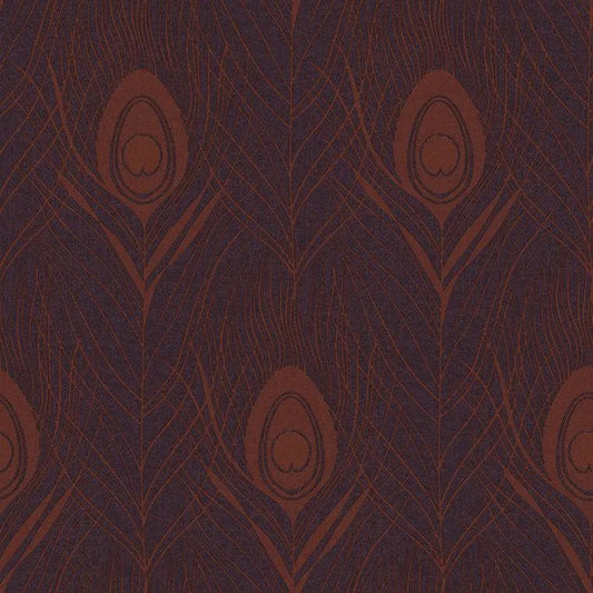 Closeup of a wallpaper showing its Contemporary, Floral, Two-tone pattern, color, and texture.