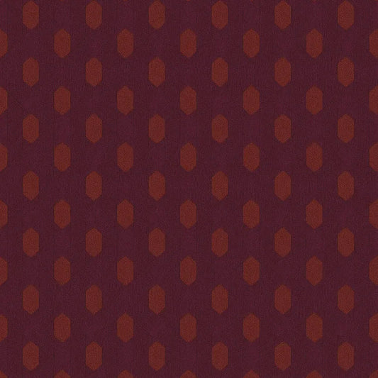 Closeup of a wallpaper showing its Circles, Contemporary, Geometric, Two-tone pattern, color, and texture.