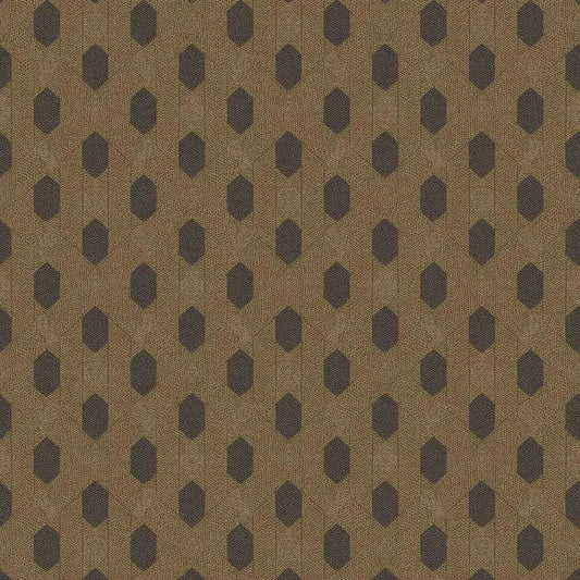 Closeup of a wallpaper showing its Circles, Contemporary, Geometric, Two-tone pattern, color, and texture.