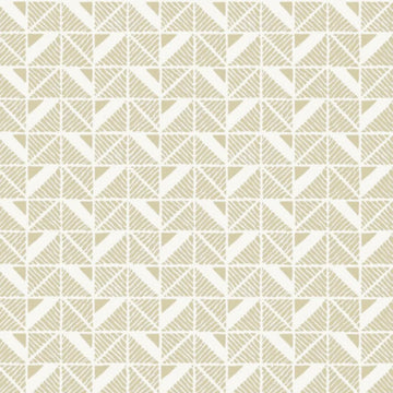 Closeup of a wallpaper showing its Art-Deco, Contemporary, Neutrals, Two-tone pattern, color, and subtle texture.
